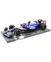 ミニチャンプス 1/18スケール VISA CASH APP RB F1 ホンダ VCARB 01 角田裕毅 2024年…