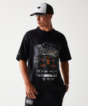 マクラーレン F1チーム NewEra ウォッシュ グラフィック オーバーサイズ Tシャツ…