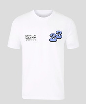 角田裕毅 オラクル レッドブル レーシング YUKI WAVE グラフィック Tシャツ ホワイト /FN-W/ARB …