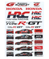 HRC Honda RACING x スーパーGT参戦チームコラボ ステッカーセット画像サブ