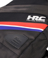 HRC Honda RACING x ノイインテレッセ トリコロール ボディバッグ ブラック画像サブ