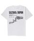 【30%オフセール】ホンダ F1参戦 60周年記念 HONDA SUZUKA JAPAN Tシャツ ホワイト画像サブ