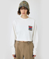 ホンダ HRC MOUSSY CROPPED プルオーバー ホワイト画像サブ