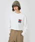 ホンダ HRC MOUSSY CROPPED プルオーバー ホワイト画像サブ