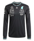 【オーセンティック】メルセデス AMG ペトロナス F1 チーム ドライバー ロングスリーブ Tシャツ ブラック 2025 /アディダス/TM-W