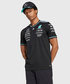 【オーセンティック】メルセデス AMG ペトロナス F1 チーム ドライバー Tシャツ ブラック 2025 /アディダス/TM-W画像サブ