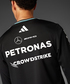 【オーセンティック】メルセデス AMG ペトロナス F1 チーム ドライバー ロングスリーブ Tシャツ ブラック 2025 /アディダス/TM-W画像サブ