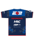 角田裕毅 x HRC Honda RACING コラボ Tシャツ ネイビー 2025画像サブ