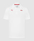 PUMA FORMULA 1 ロゴ ポロシャツ ホワイト 2025