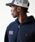 オラクル レッドブルレーシング NewEra フーデッド シェルパ ジャケット画像サブ