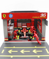 ブラゴ 1/43スケール スクーデリア フェラーリ SF24 シャルル・ルクレール ジオラマ ピットストップセット画像サブ