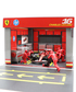ブラゴ 1/43スケール スクーデリア フェラーリ SF24 シャルル・ルクレール ジオラマ ピットストップセット画像サブ