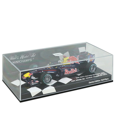 【海外並行品】ミニチャンプス 1/43スケール レッドブルレーシング ルノー RB6 セバスチャン・ベッテル アブダビGP ワールドチャンピオン 2010年/ARB