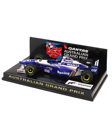 【海外並行品】QANTAS(カンタス航空)1997年オーストラリアGP別注 ミニチャンプス 1/43スケール ウィリアムズ ルノー FW18 デーモン・ヒル