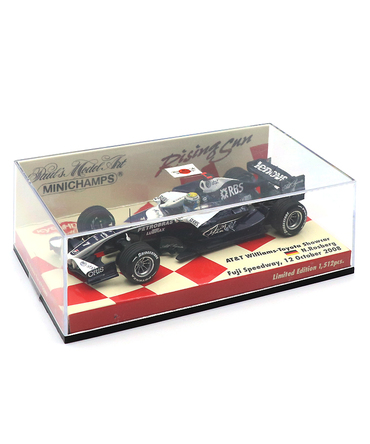 ミニチャンプス 1/43スケール AT&T ウィリアムズ トヨタ ショーカー ニコ・ロズベルグ 2008年 ライジングサン