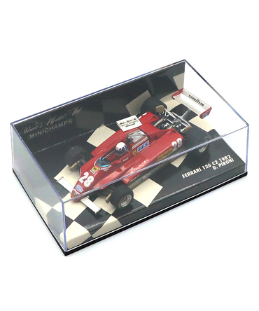 【海外並行品】ミニチャンプス 1/43スケール フェラーリ 126 C2 ディディエ・ピローニ 1982年