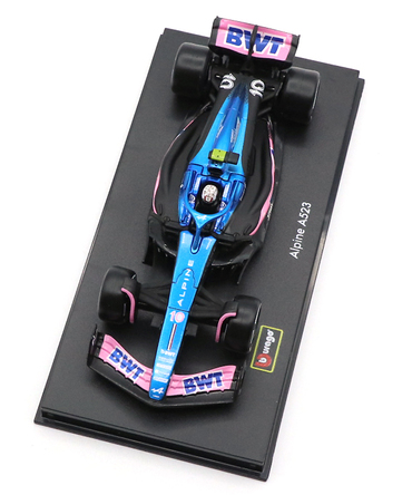 ブラゴ 1/43スケール BWT アルピーヌ F1チーム A523 ピエール・ガスリー 2023年（ドライバー付属）/23f1m