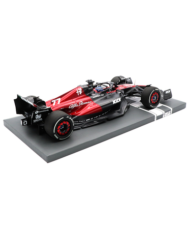 ミニチャンプス 1/18スケール アルファロメオ F1チーム KICK C43 バルテリ・ボッタス 2023年 オーストラリアGP/23f1m/msl