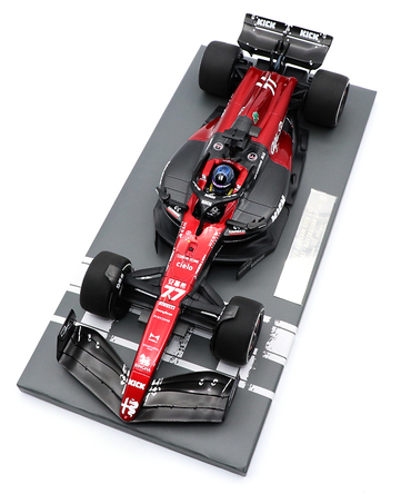 ミニチャンプス 1/18スケール アルファロメオ F1チーム KICK C43 バルテリ・ボッタス 2023年 オーストラリアGP/23f1m/msl