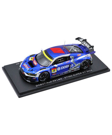 スパーク 1/43スケール DOBOT アウディ R8 LMS Team LeMans  NO.6 片山義章/ ロベルト・メリ・ムンタン GT 300 スーパーGT 2023年