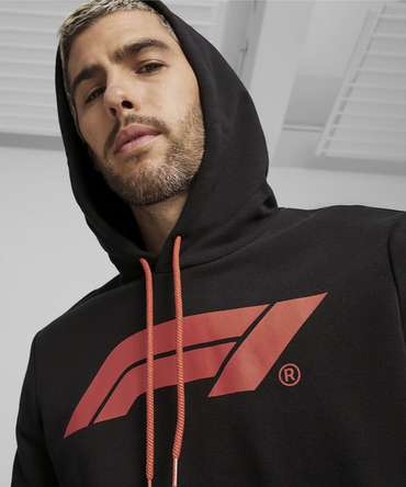 【50%オフセール】PUMA FORMULA 1 エッセンシャル ロゴ フーディー ブラック