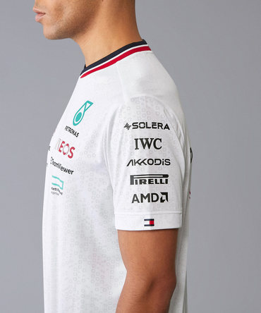 メルセデス AMG ペトロナス F1 チーム  ドライバー Tシャツ ホワイト 2024 /TM-W