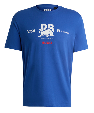 【50%オフセール】VISA CASH APP RB F1 チーム #22 角田裕毅 Tシャツ 2024 ブルー