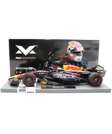 フェルスタッペン別注 ミニチャンプス 1/18スケール オラクル レッドブル レーシング ホンダ RB19 マックス・フェルスタッペン 2023年 オーストリアGP 優勝 /ARB/23f1m