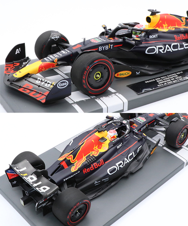 フェルスタッペン別注 ミニチャンプス 1/18スケール オラクル レッドブル レーシング ホンダ RB19 マックス・フェルスタッペン 2023年 オーストリアGP 優勝 /ARB/23f1m