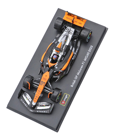 ブラゴ 1/43スケール マクラーレン MCL60 オスカー・ピアストリ 2023年 イギリスGP（ドライバー付属）/23f1m