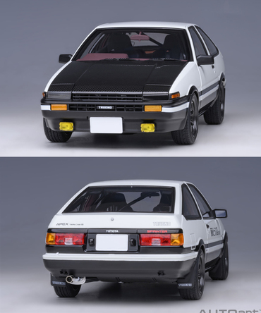 【30%オフセール】オートアート 1/18スケール トヨタ スプリンター トレノ (AE86) 『頭文字D』 プロジェクトD ファイナルバージョン/msl