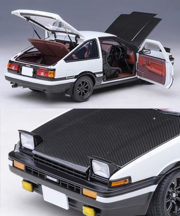 【30%オフセール】オートアート 1/18スケール トヨタ スプリンター トレノ (AE86) 『頭文字D』 プロジェクトD ファイナルバージョン/msl