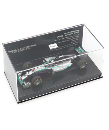 ミニチャンプス 1/43スケール メルセデス AMG ペトロナス F1 チーム W05 ハイブリッド ルイス・ハミルトン 2014年 ワールドチャンピオン