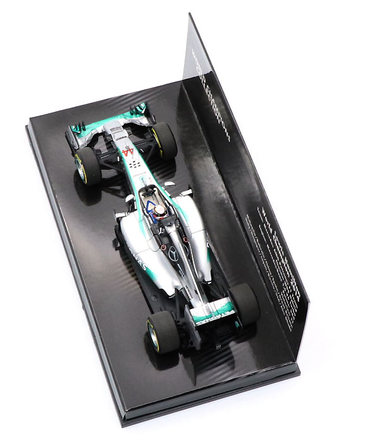 ミニチャンプス 1/43スケール メルセデス AMG ペトロナス F1 チーム W05 ハイブリッド ルイス・ハミルトン 2014年 ワールドチャンピオン