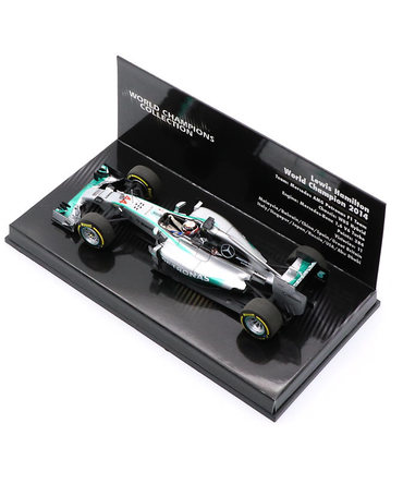 ミニチャンプス 1/43スケール メルセデス AMG ペトロナス F1 チーム W05 ハイブリッド ルイス・ハミルトン 2014年 ワールドチャンピオン