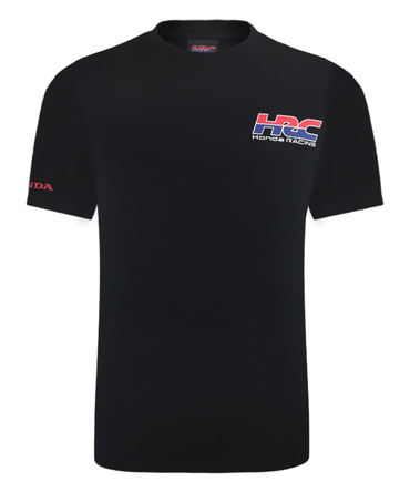 HRC Honda RACING Tシャツ Vertical ブラック