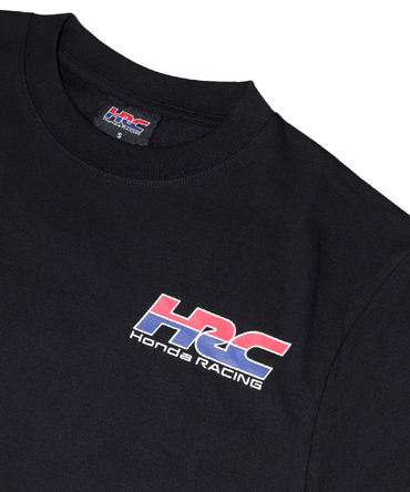 HRC Honda RACING Tシャツ Vertical ブラック