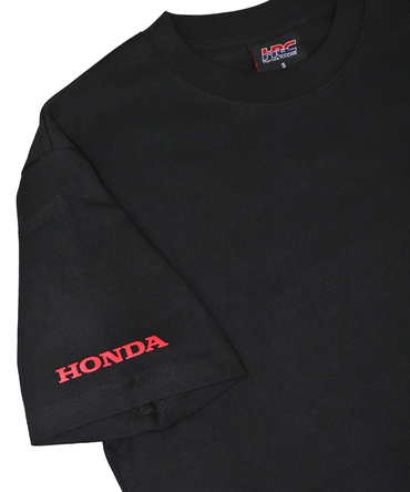 HRC Honda RACING Tシャツ Vertical ブラック