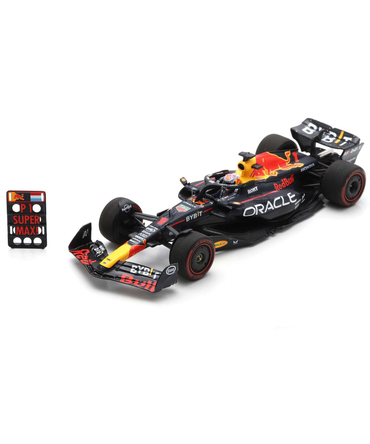 スパーク 1/43スケール オラクル レッドブル レーシング ホンダ RB19 マックス・フェルスタッペン 2023年 イギリスGP 優勝 with ピットボード /ARB/23f1m