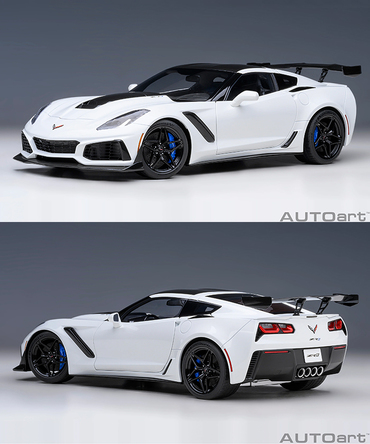 【20%オフセール】オートアート 1/18スケール シボレー コルベット （C7） ZR1 （ホワイト）/msl