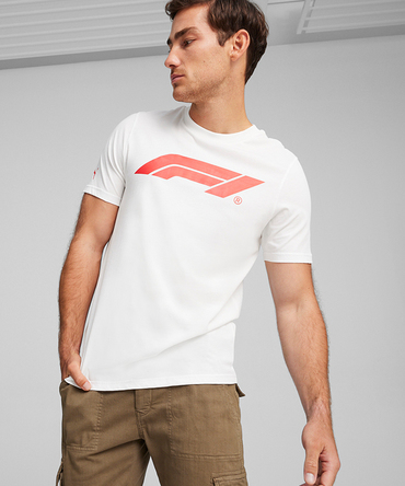 PUMA FORMULA 1 エッセンシャル ロゴ Tシャツ ホワイト