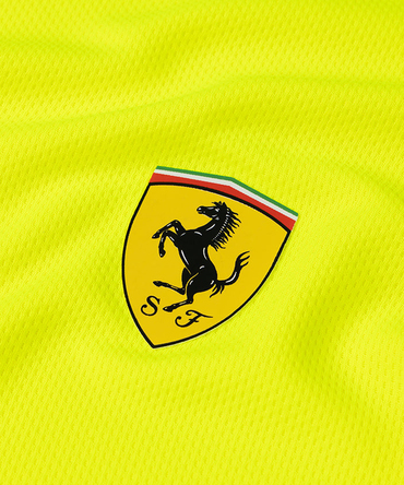フェラーリ ハイパーカー AFコルセ チーム WEC セーフティー Tシャツ イエロー 2024/ferwec