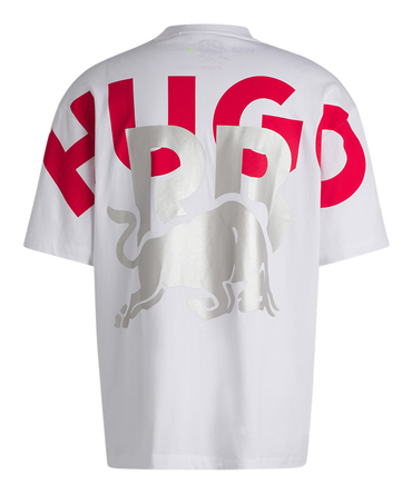 VISA CASH APP RB F1 チーム ライフスタイル コマーシャル ビッグロゴ Tシャツ 2024 ホワイト