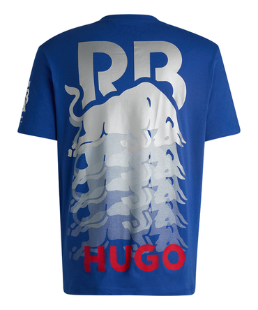 VISA CASH APP RB F1 チーム ライフスタイル コマーシャル ダイナミックロゴ Tシャツ 2024 ブルー