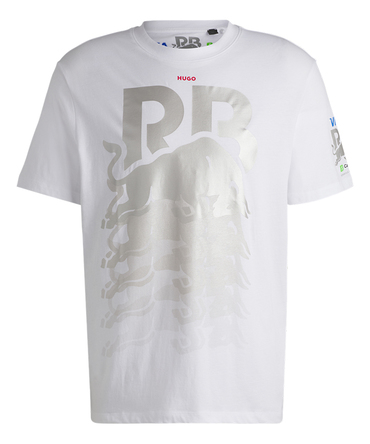 VISA CASH APP RB F1 チーム ライフスタイル コマーシャル ダイナミックロゴ Tシャツ 2024 ホワイト