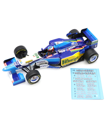 ミニチャンプス 1/18スケール ベネトン ルノー B195 ミハエル･シューマッハ 1995年 日本GP ウィナー レインタイヤ仕様