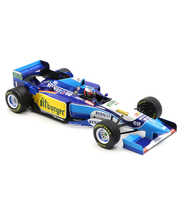 ミニチャンプス 1/18スケール ベネトン ルノー B195 ミハエル･シューマッハ 1995年 日本GP ウィナー レインタイヤ仕様