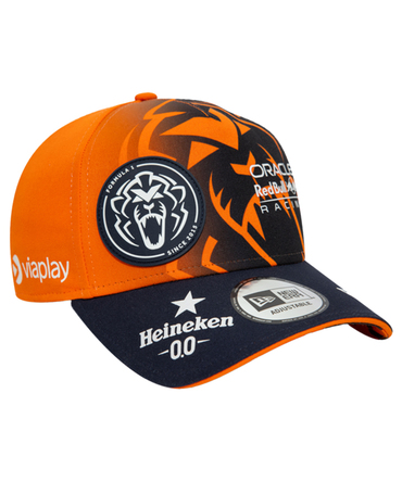 オラクル レッドブルレーシング NewEra マックス・フェルスタッペン オレンジ ライオン キャップ 2024