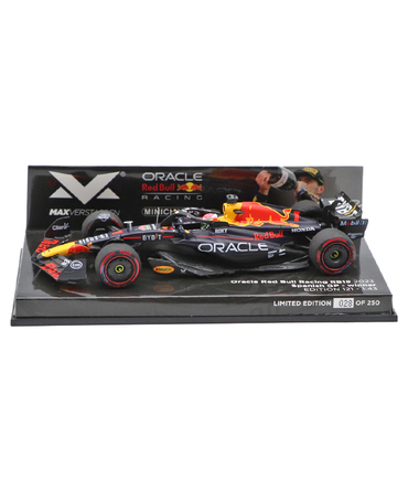 フェルスタッペン別注 ミニチャンプス 1/43スケール オラクル レッドブル レーシング ホンダ RB19 マックス・フェルスタッペン 2023年 スペインGP 優勝 /ARB/23f1m