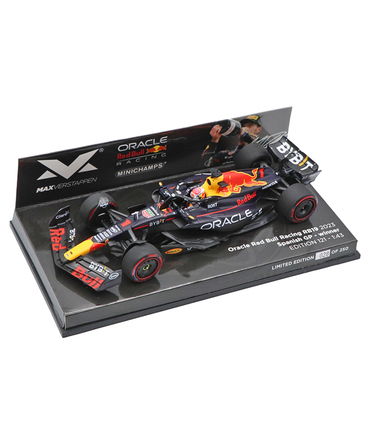 フェルスタッペン別注 ミニチャンプス 1/43スケール オラクル レッドブル レーシング ホンダ RB19 マックス・フェルスタッペン 2023年 スペインGP 優勝 /ARB/23f1m